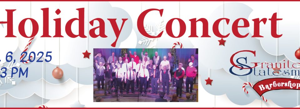 Holiday Concert to benefit hostoric preservation of the 1769 Meetinghouse at FIrst Parish